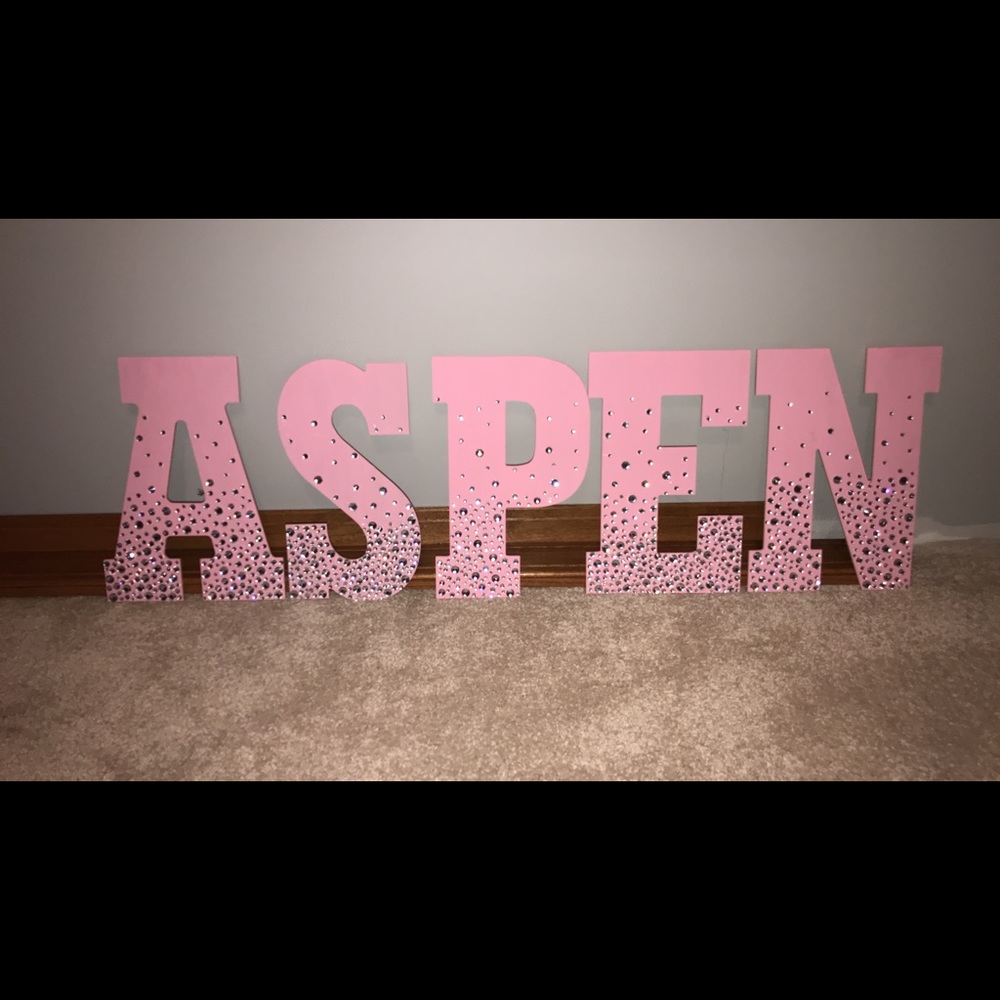 Custom made letters